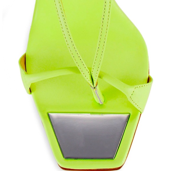 New Schutz Vikki Leather Ankle Wrap Thong Dress Sandals - Picture 4 of 16